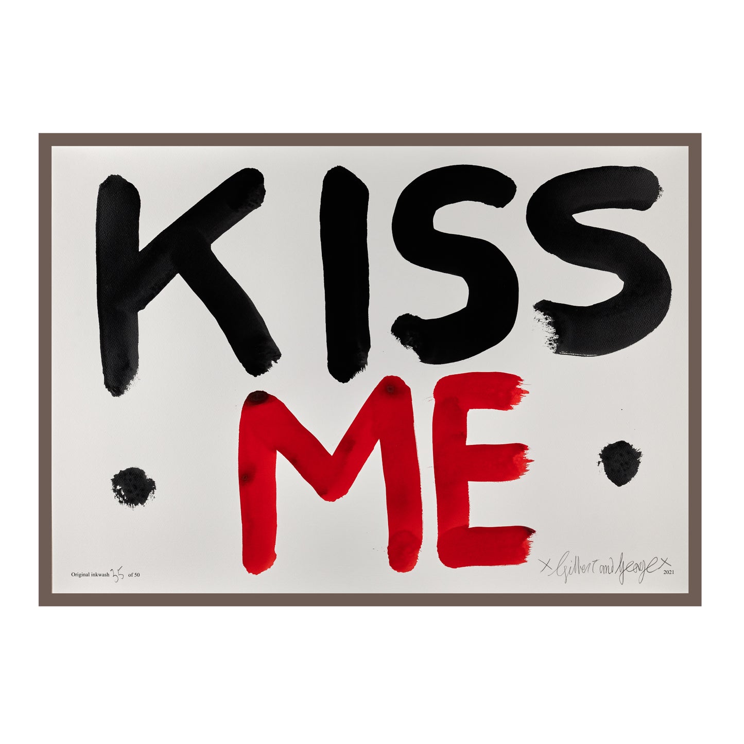 KISS ME (BLACK & RED)