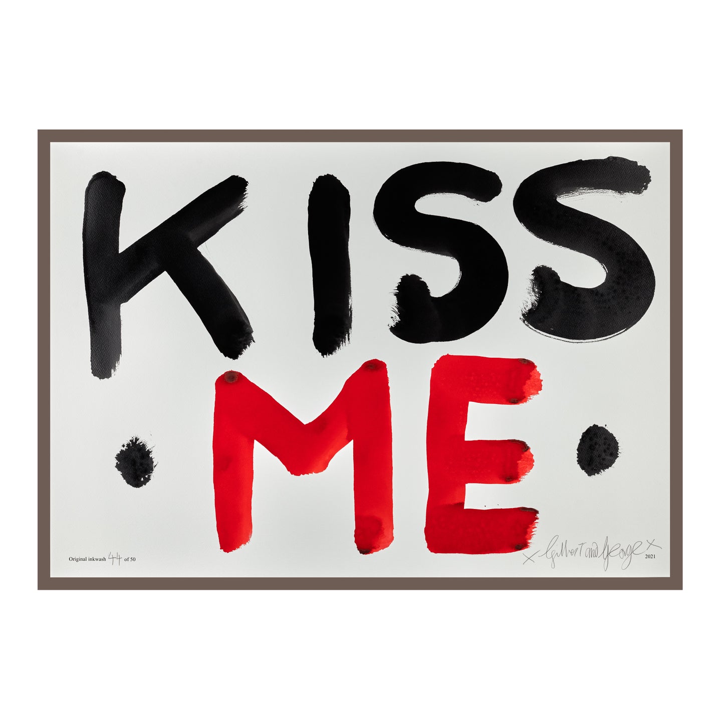 KISS ME (BLACK & RED)