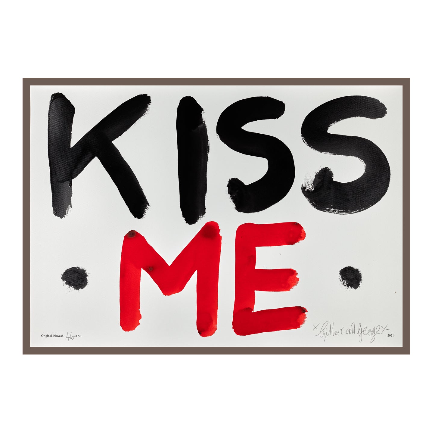 KISS ME (BLACK & RED)