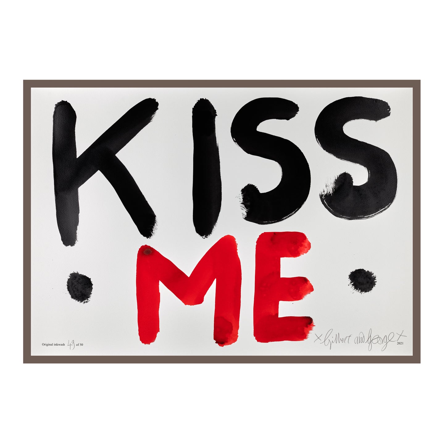 KISS ME (BLACK & RED)