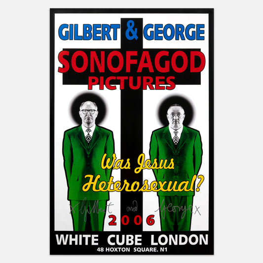 'SONOFAGOD PICTURES' – WHITE CUBE (2006) *SIGNED* ORIGINAL POSTER