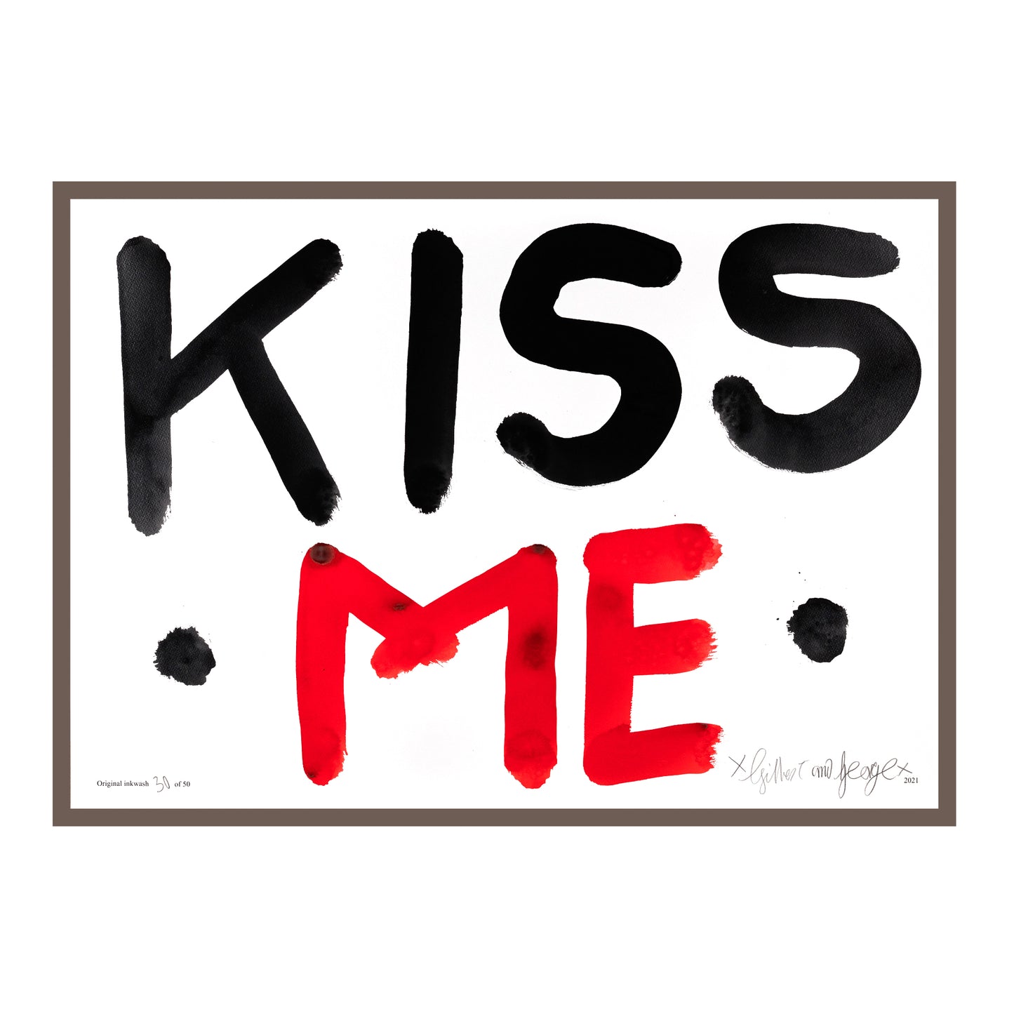 KISS ME (BLACK & RED)