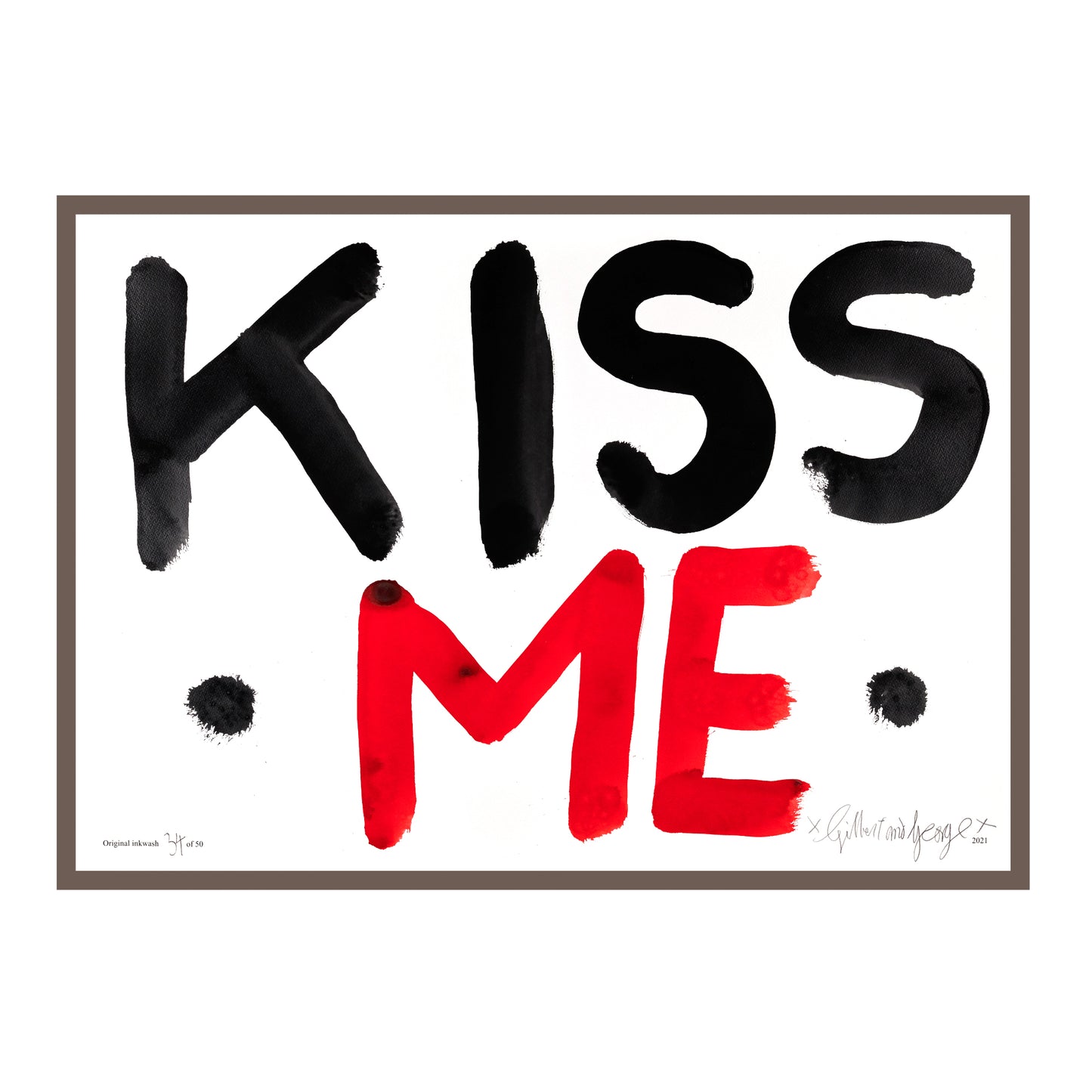 KISS ME (BLACK & RED)