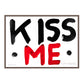 KISS ME (BLACK & RED)