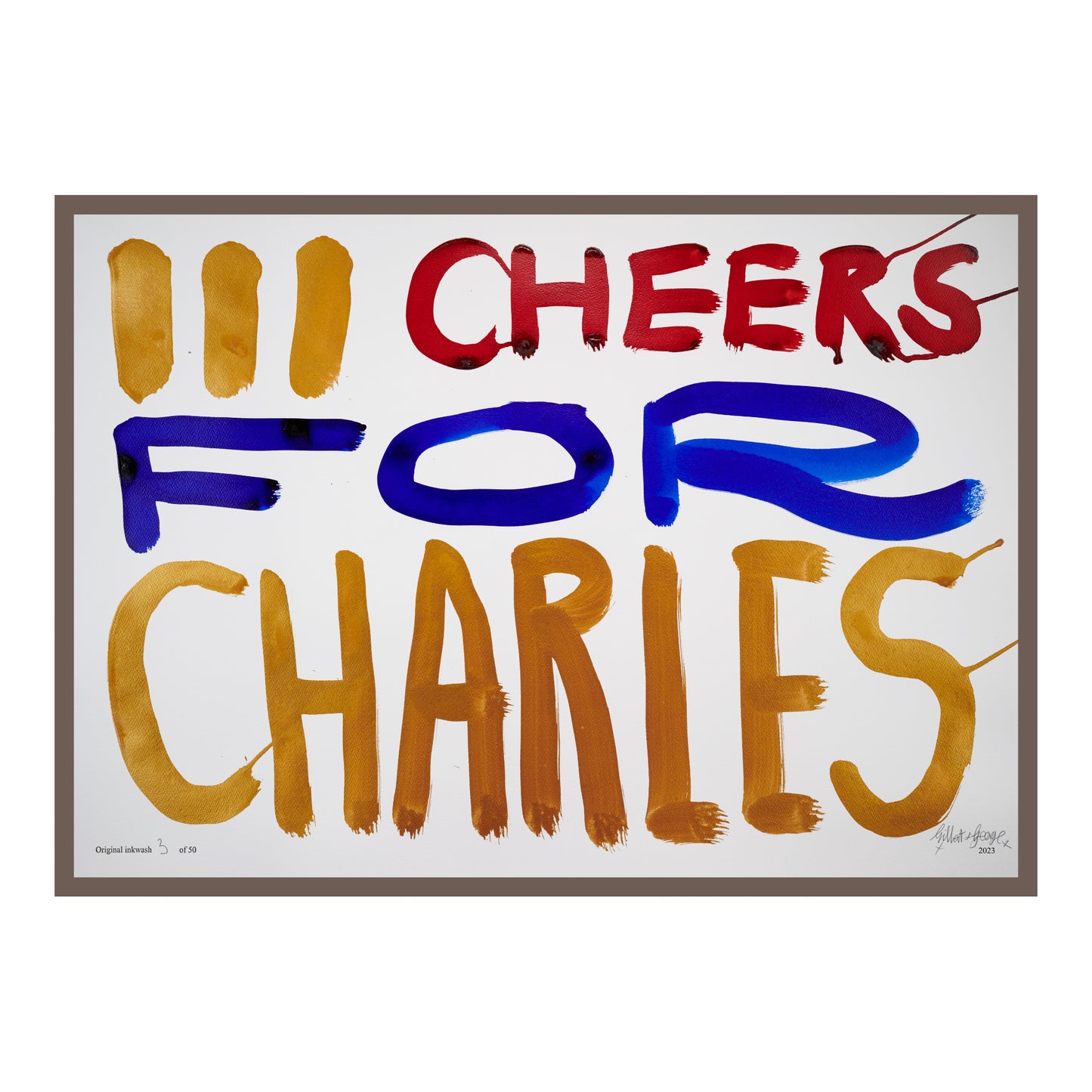 III CHEERS FOR CHARLES