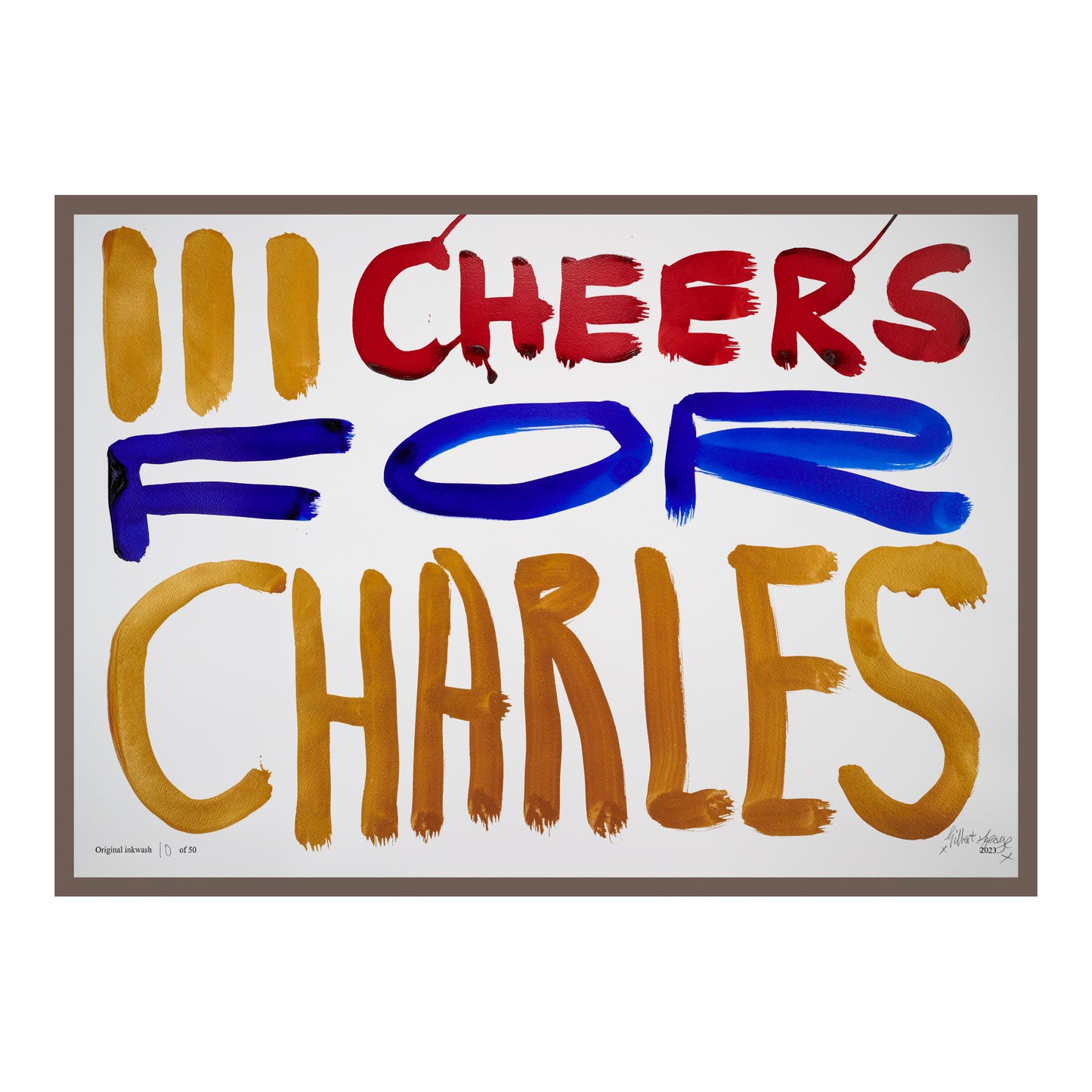 III CHEERS FOR CHARLES