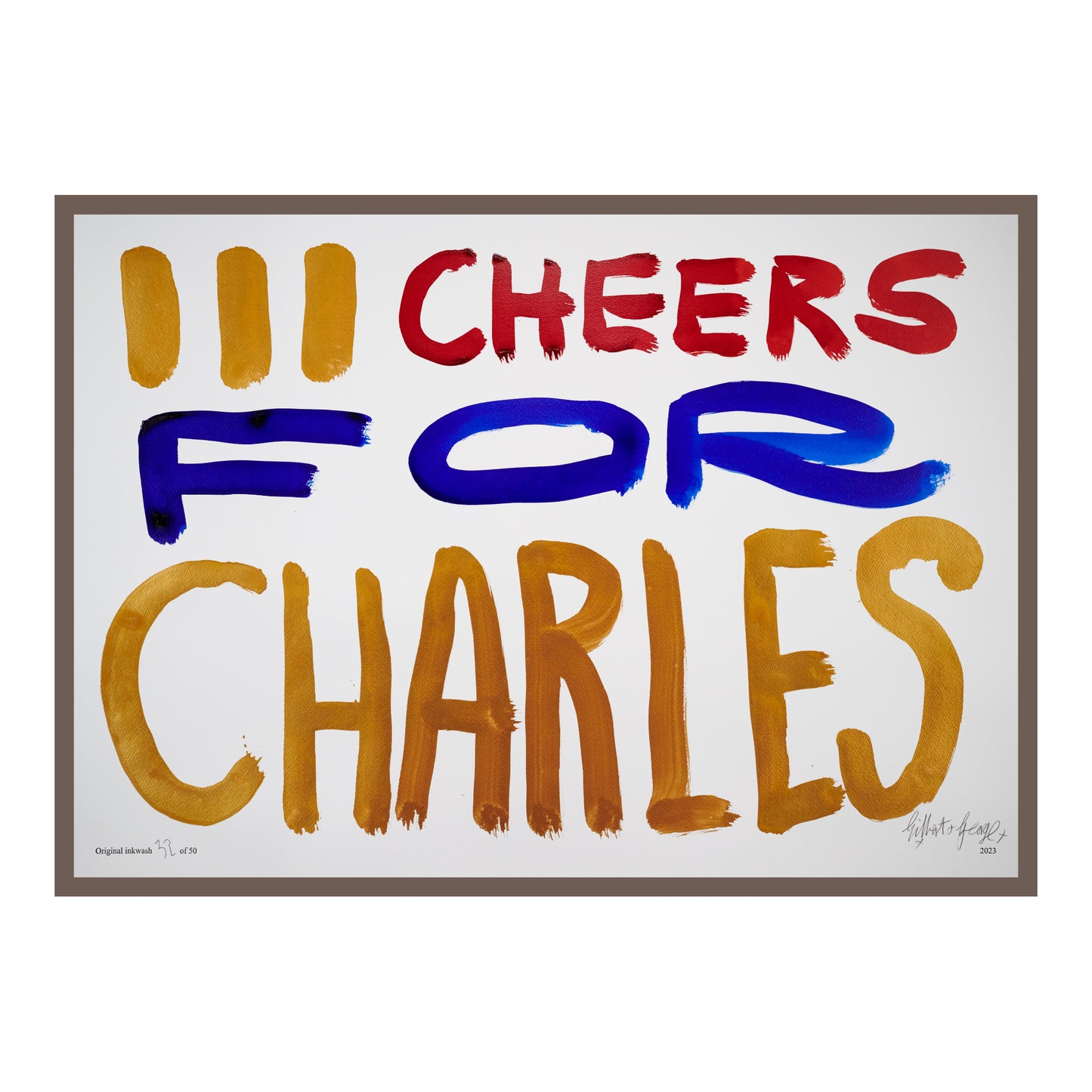 III CHEERS FOR CHARLES