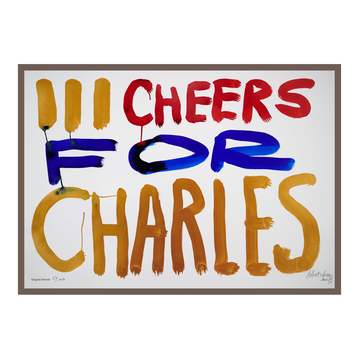 III CHEERS FOR CHARLES