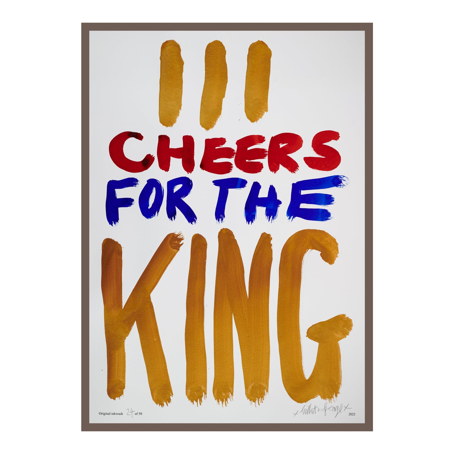 III CHEERS FOR THE KING (v)