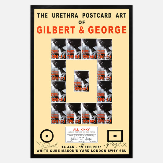 ‘ALL KINKY’ – WHITE CUBE (2011) *SIGNED* EXHIBITION POSTER