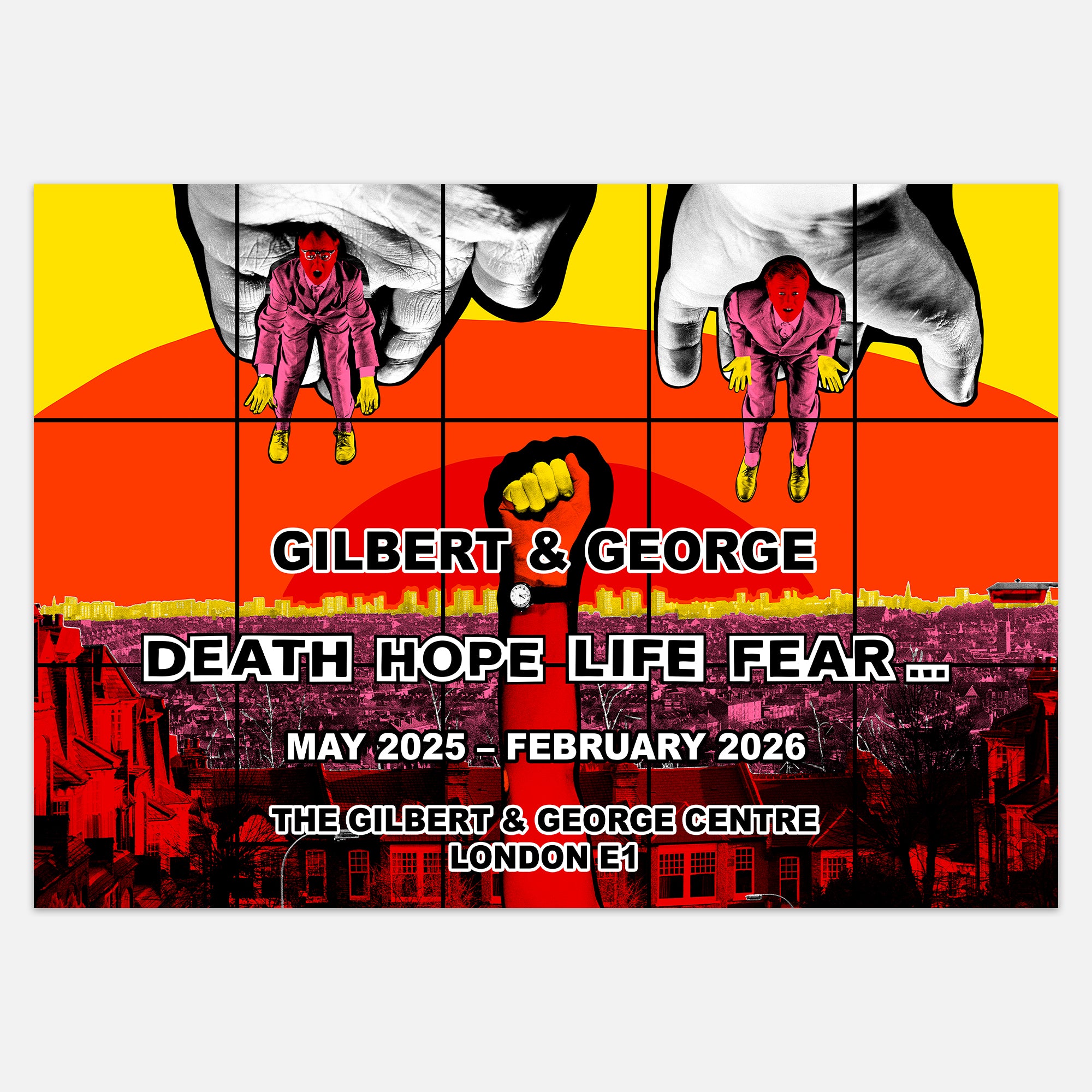 Gilbert & George original signed poster – The Foundation of