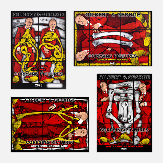 CORPSING PICTURES (SET OF 4) POSTERS *SIGNED*