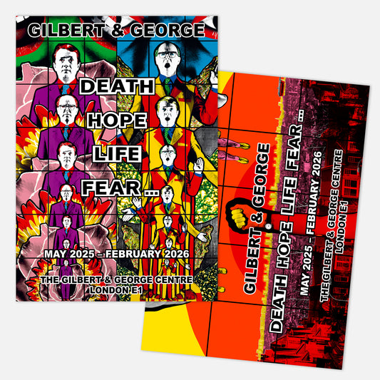 DEATH HOPE LIFE FEAR... THE G&G CENTRE (2025) *SET OF 2 SIGNED POSTERS*