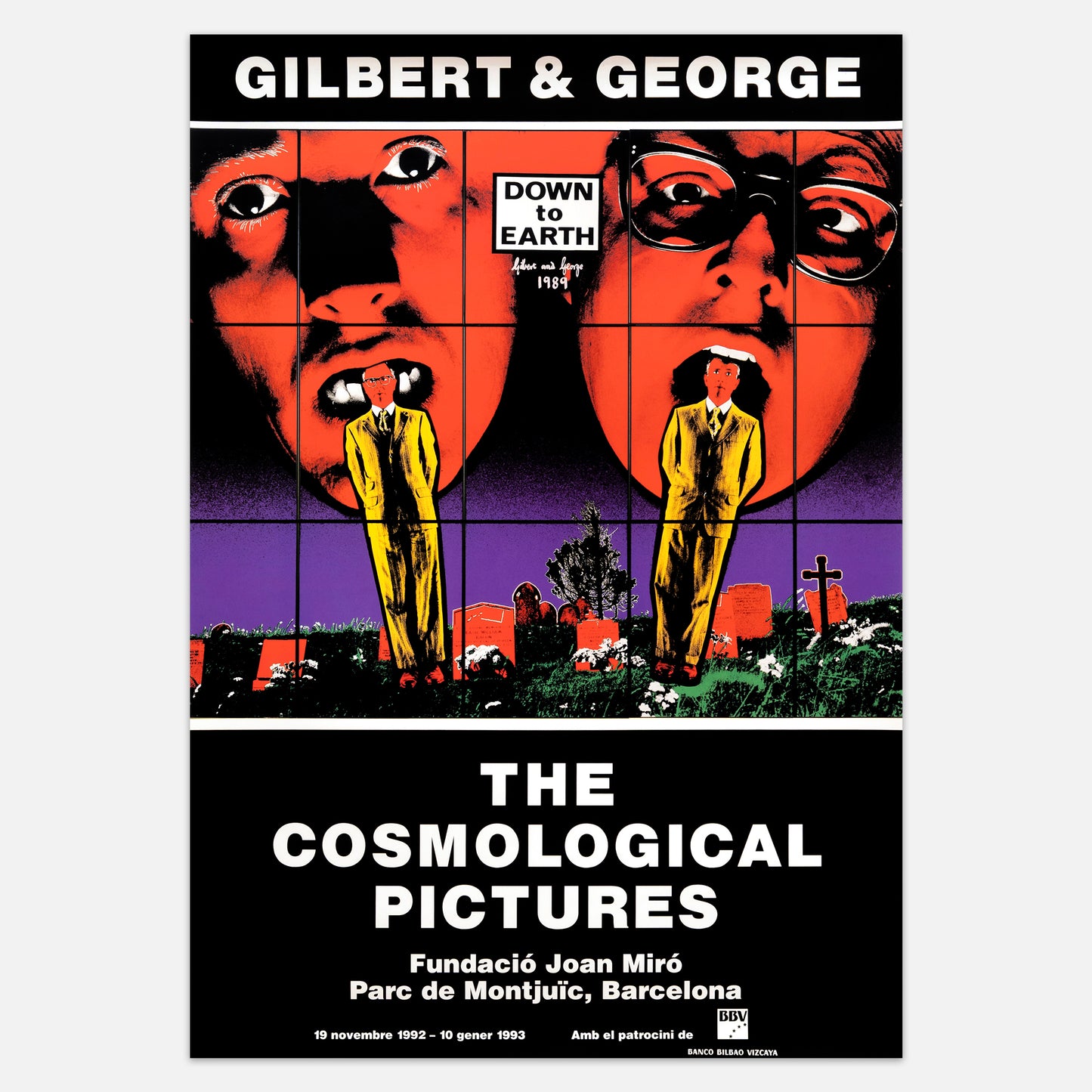 THE COSMOLOGICAL PICTURES – ORIGINAL EXHIBITION POSTER (1992)
