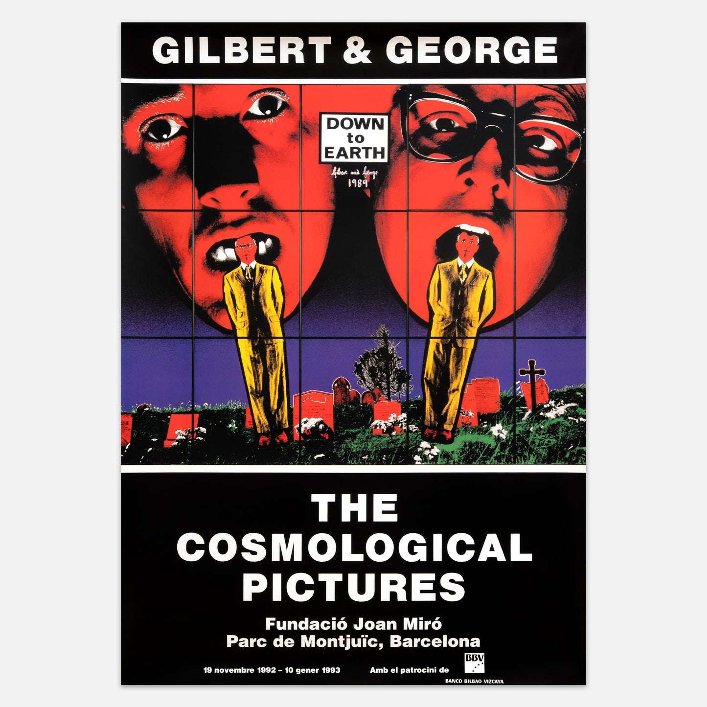 THE COSMOLOGICAL PICTURES – ORIGINAL EXHIBITION POSTER (1992)