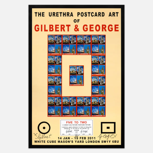 ‘FIVE TO TWO’ – WHITE CUBE (2011) *SIGNED* EXHIBITION POSTER