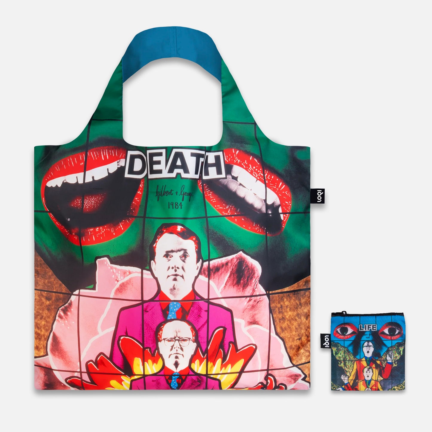 LOQI DEATH HOPE LIFE FEAR Recycled Bag