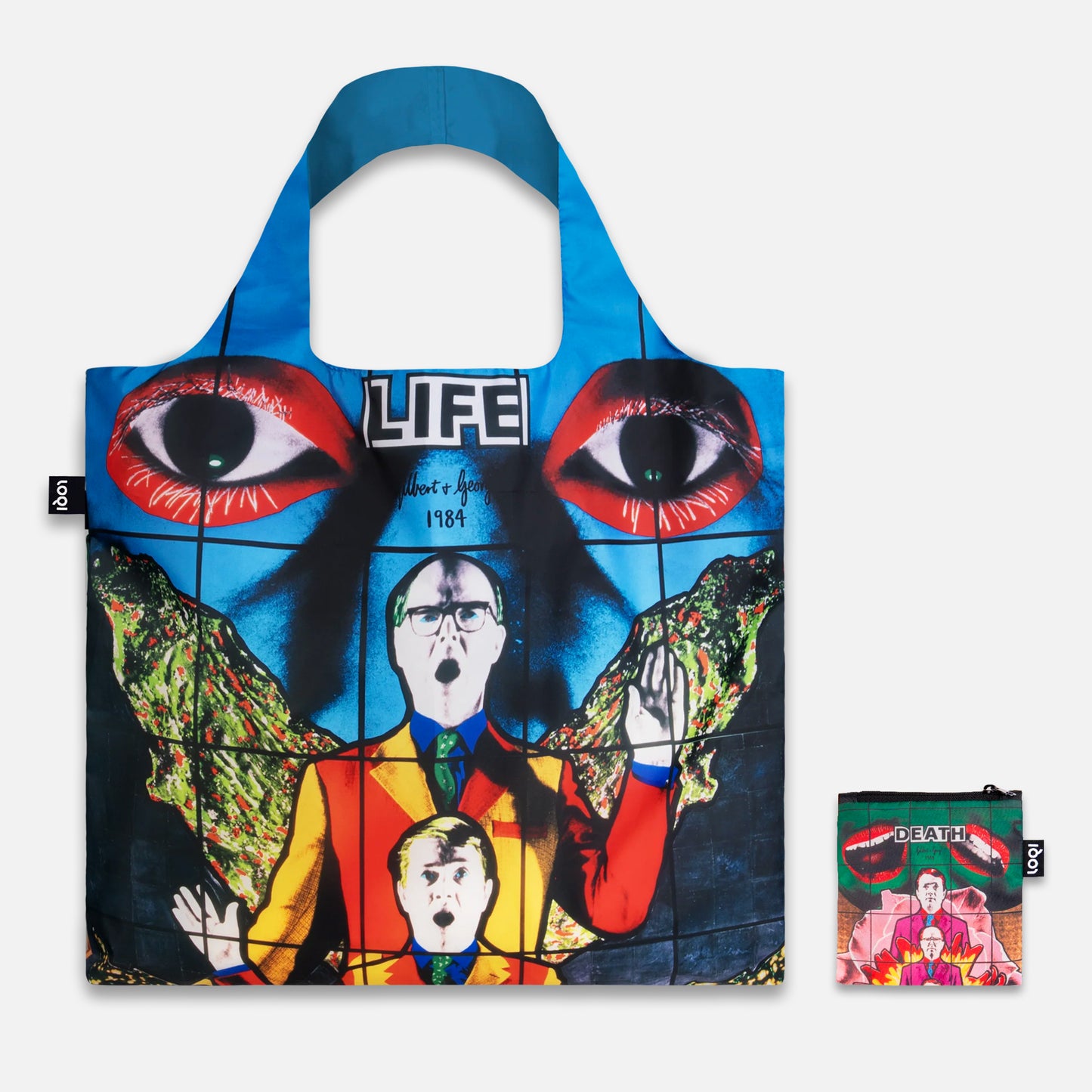LOQI DEATH HOPE LIFE FEAR Recycled Bag
