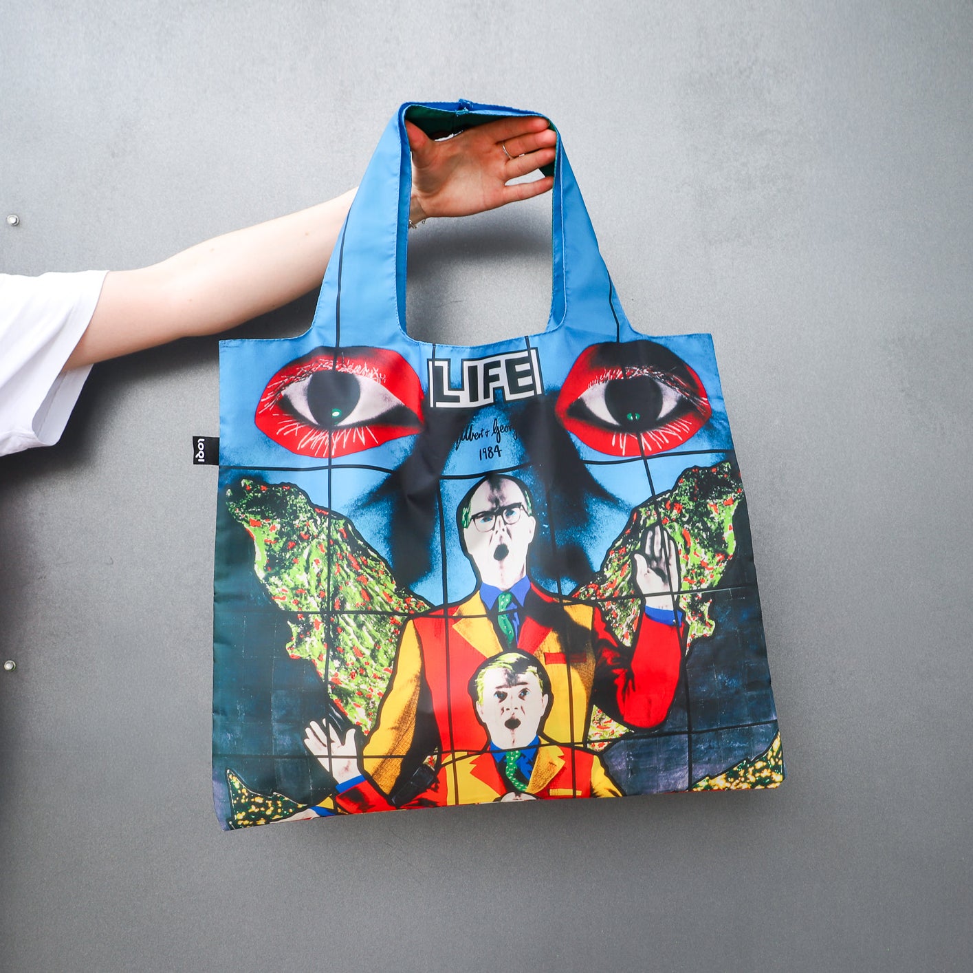 LOQI DEATH HOPE LIFE FEAR Recycled Bag