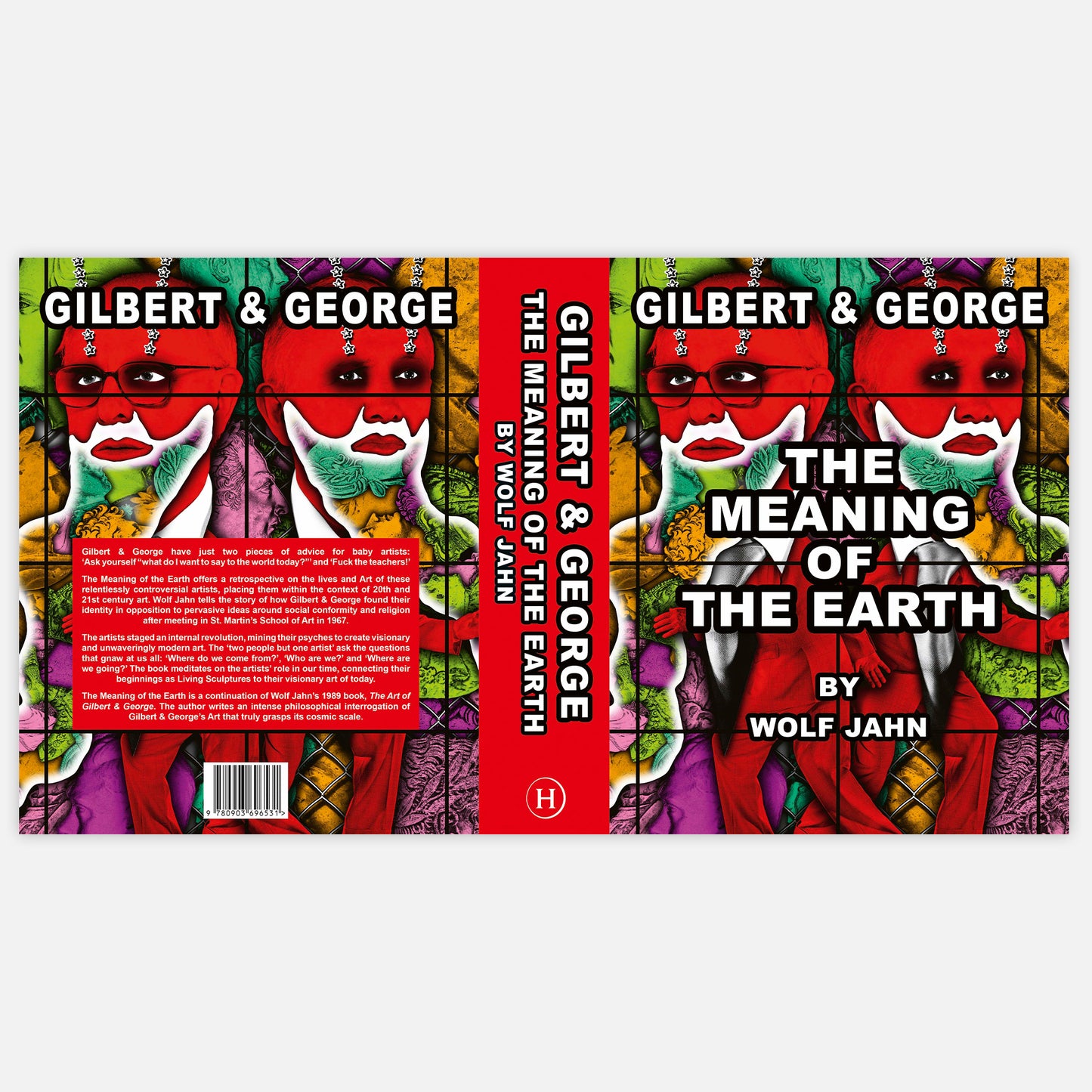 GILBERT & GEORGE: THE MEANING OF THE EARTH by WOLF JAHN *SIGNED*
