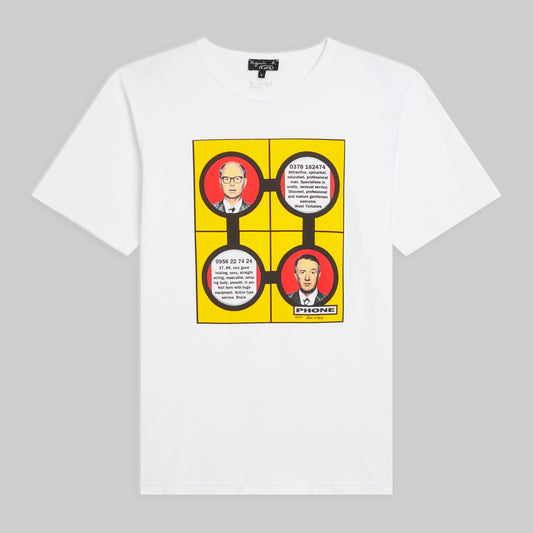 Gilbert & George 'NEW HORNY' T-Shirt by agnes b.