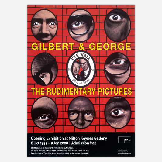 ‘THE RUDIMENTARY PICTURES’ - MILTON KEYNES GALLERY (1999) EXHIBITION POSTER