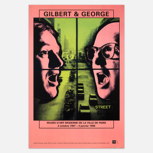 'STREET' - MUSÉE D'ART MODERNE DE PARIS (1997) ORIGINAL EXHIBITION POSTER