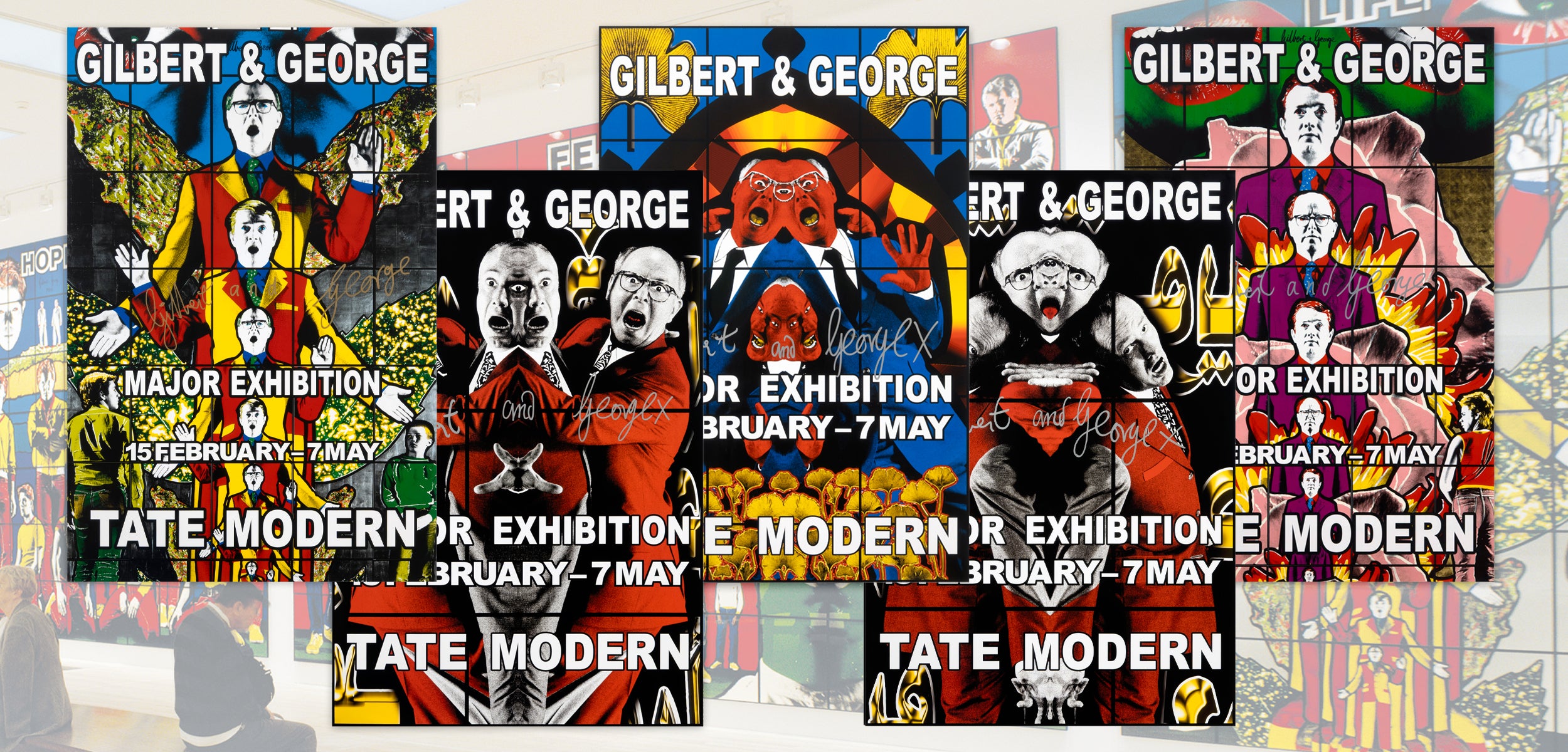 GILBERT&E 現代アートポスター The Gilbert and George Centre