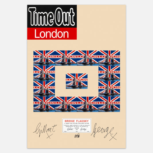 ‘BRIDGE FLAGSKY’ – TIME OUT (2009) *SIGNED* ORIGINAL POSTER