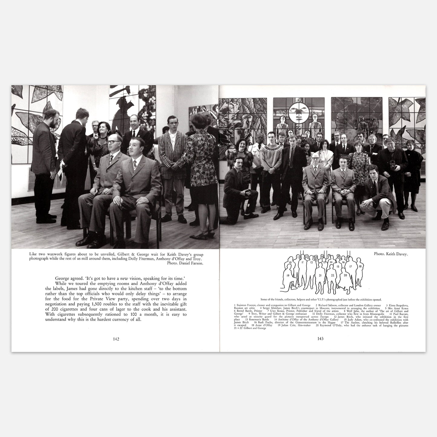 WITH GILBERT & GEORGE IN MOSCOW by Daniel Farson