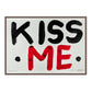 KISS ME (BLACK & RED)