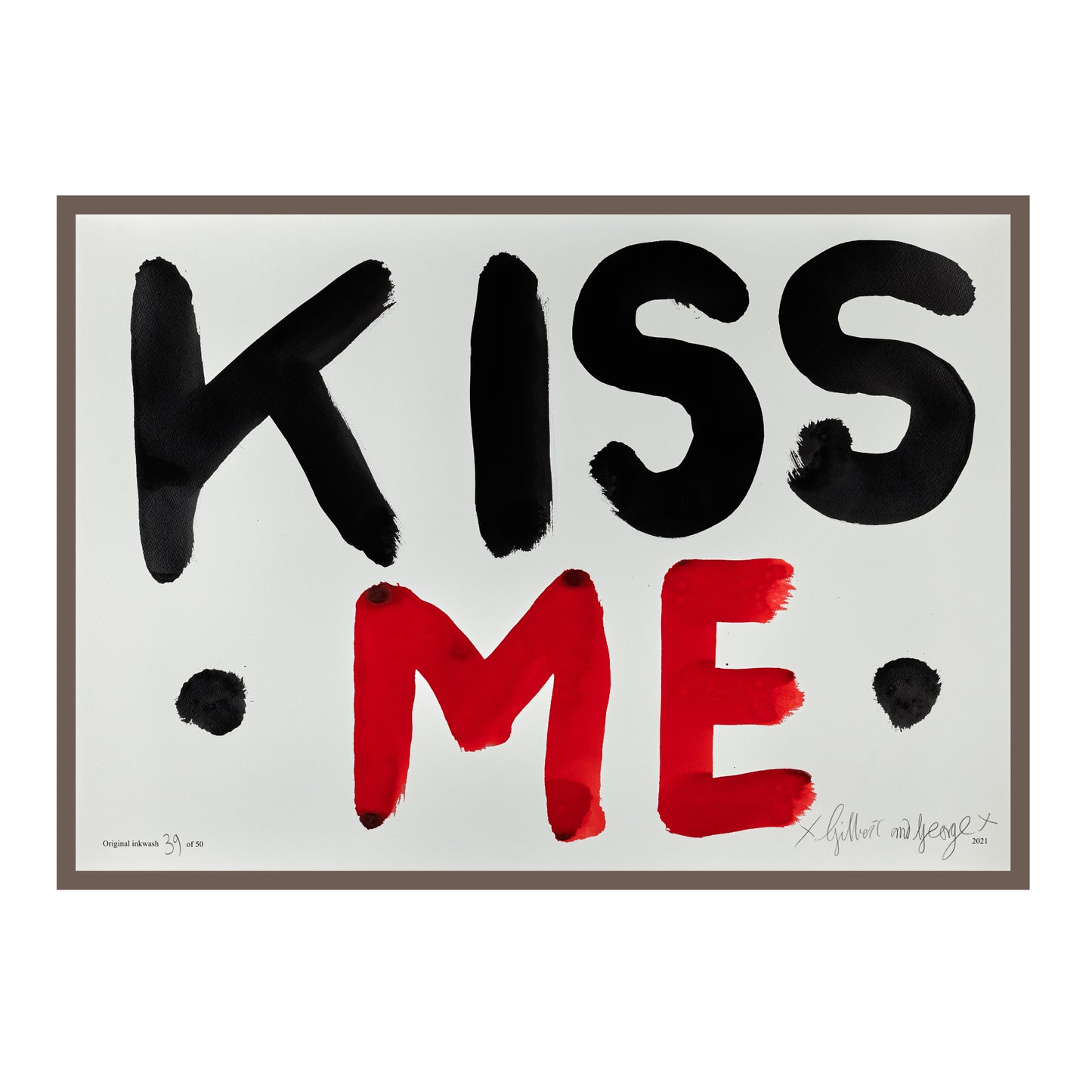 KISS ME (BLACK & RED)