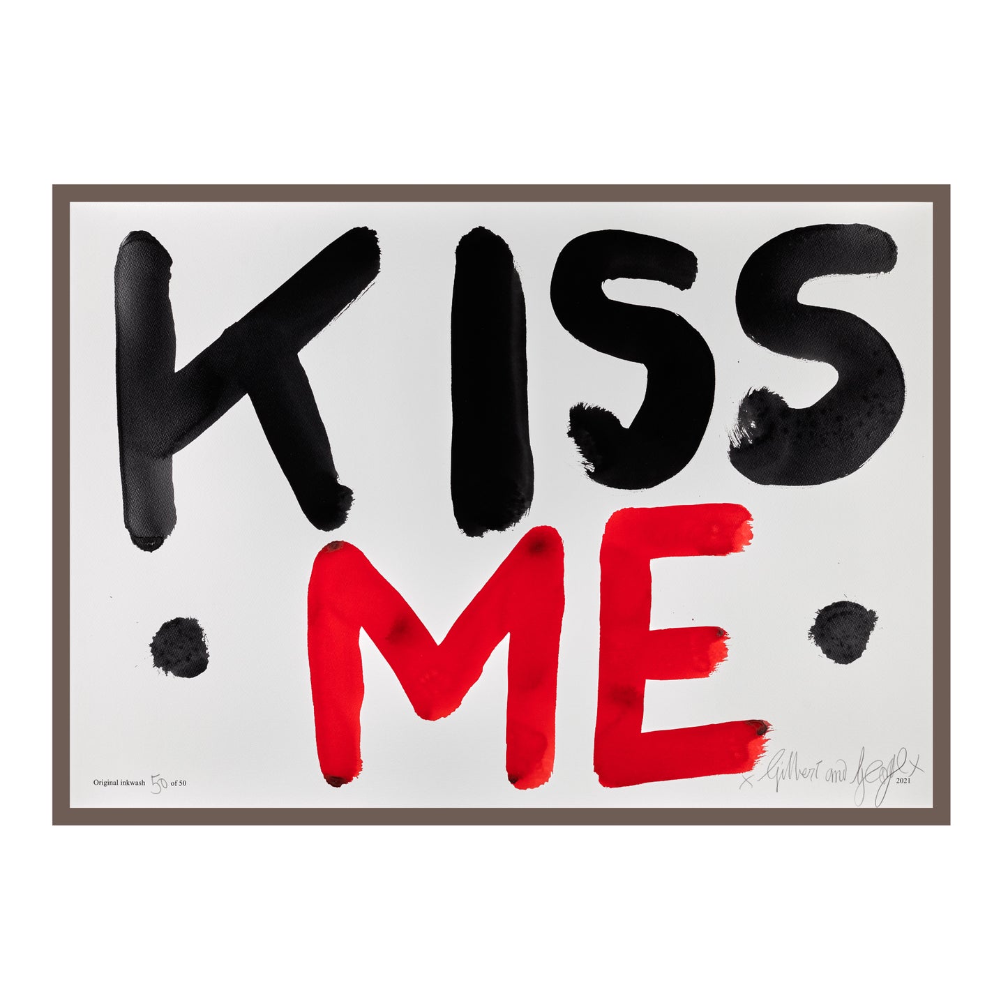KISS ME (BLACK & RED)