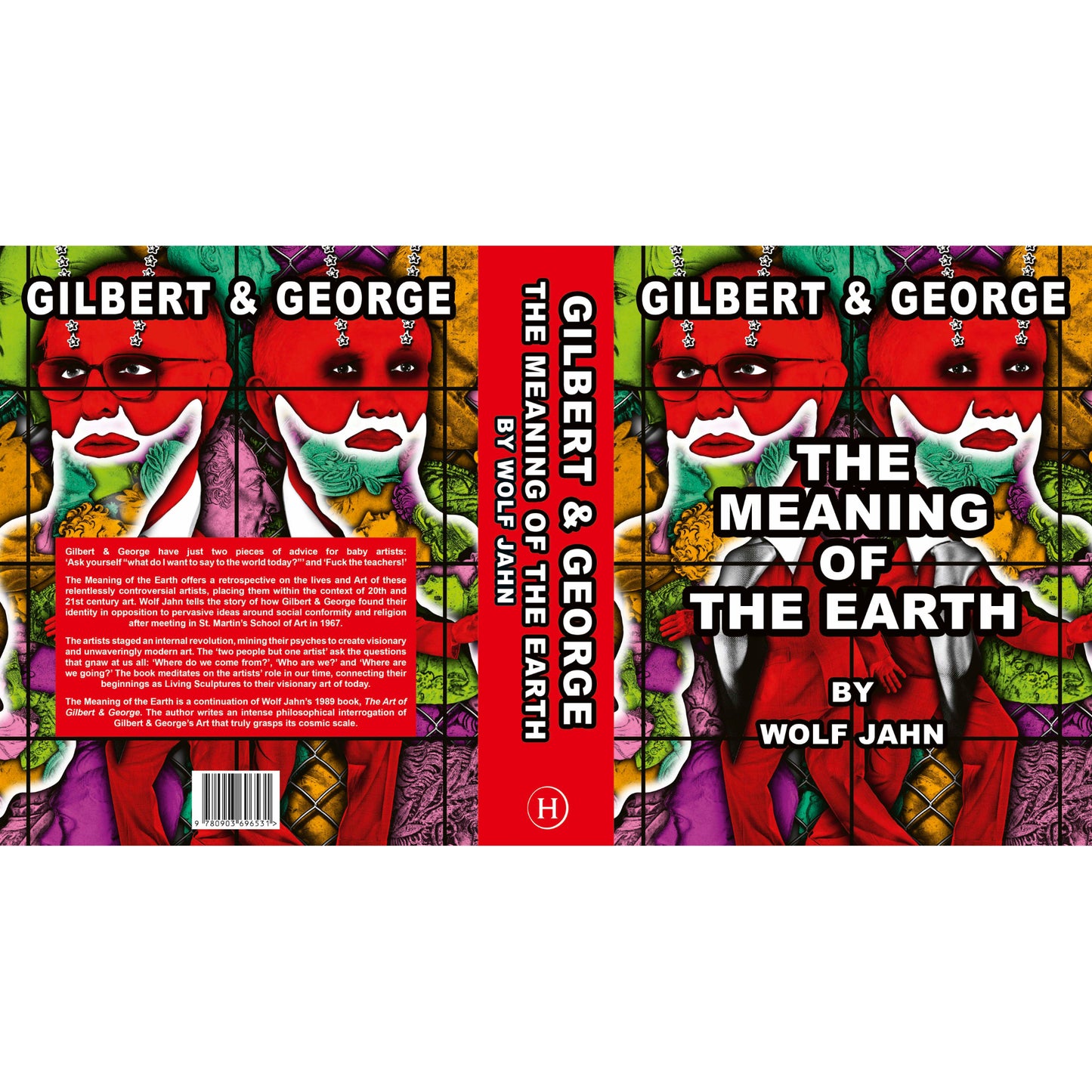 GILBERT AND GEORGE: THE MEANING OF THE EARTH by WOLF JAHN *HAND SIGNED*